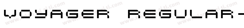 Voyager Regular字体转换